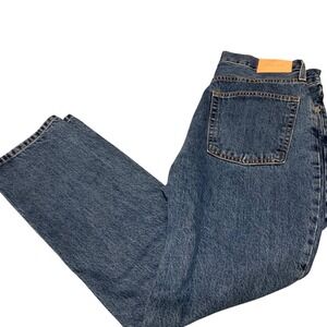 Everlane The 90s Cheeky Jean Organic Cotton Blue Denim Women's Size 30 Regular